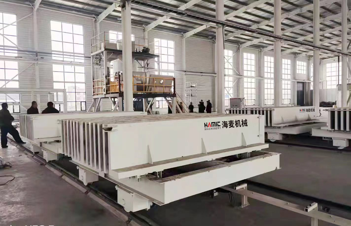 horizontal wall panel machine